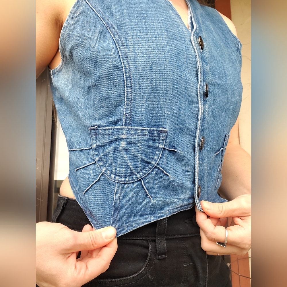 Vintage Denim Vest
